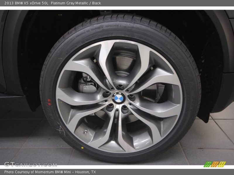 Platinum Gray Metallic / Black 2013 BMW X5 xDrive 50i