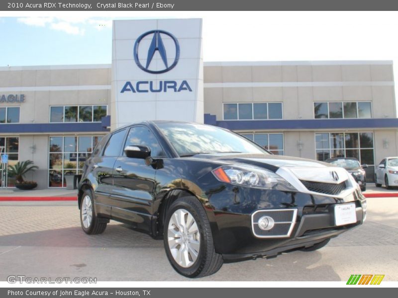 Crystal Black Pearl / Ebony 2010 Acura RDX Technology