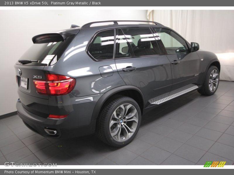 Platinum Gray Metallic / Black 2013 BMW X5 xDrive 50i