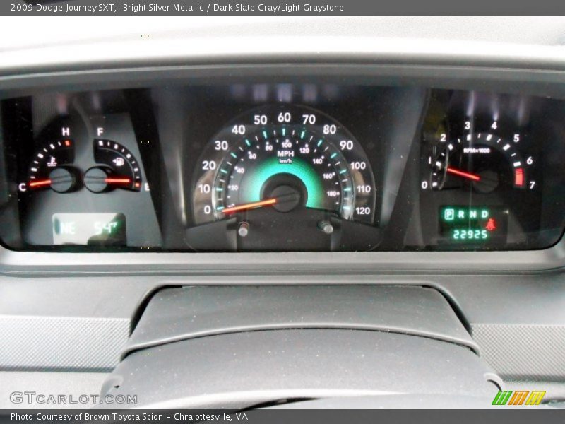 Bright Silver Metallic / Dark Slate Gray/Light Graystone 2009 Dodge Journey SXT