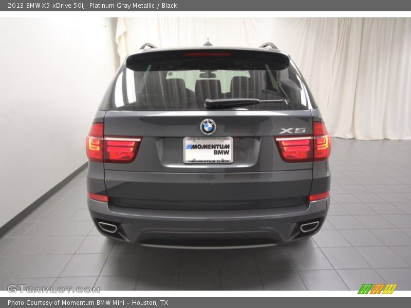 Platinum Gray Metallic / Black 2013 BMW X5 xDrive 50i