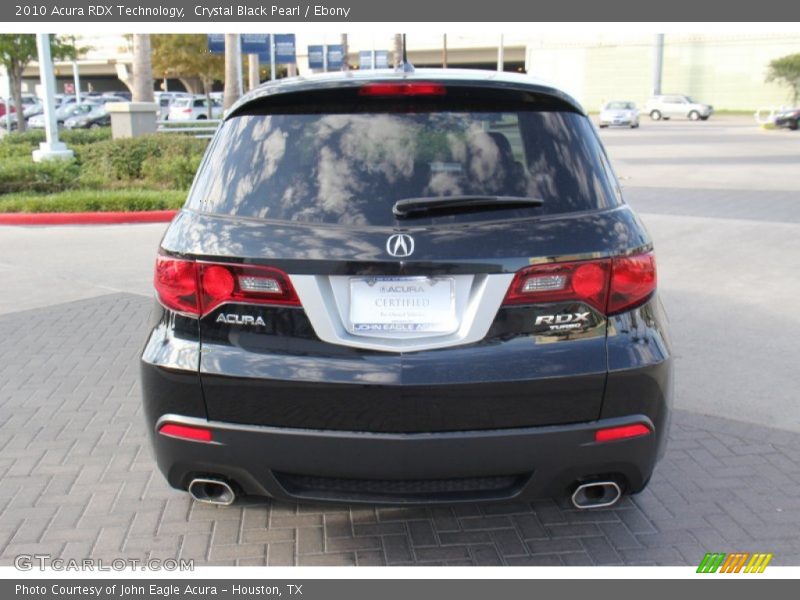 Crystal Black Pearl / Ebony 2010 Acura RDX Technology