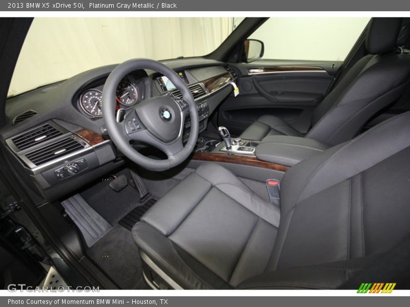 Platinum Gray Metallic / Black 2013 BMW X5 xDrive 50i