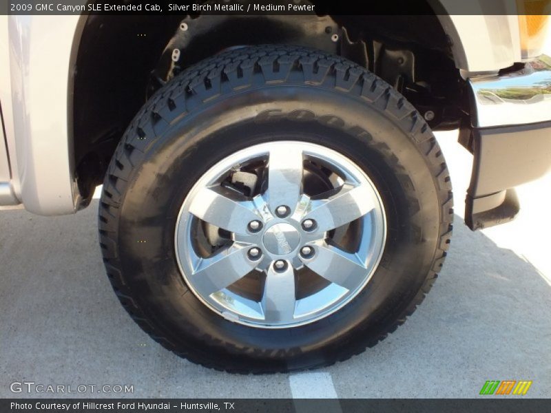 Silver Birch Metallic / Medium Pewter 2009 GMC Canyon SLE Extended Cab