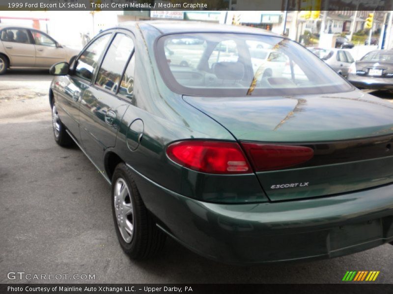 Tropic Green Metallic / Medium Graphite 1999 Ford Escort LX Sedan