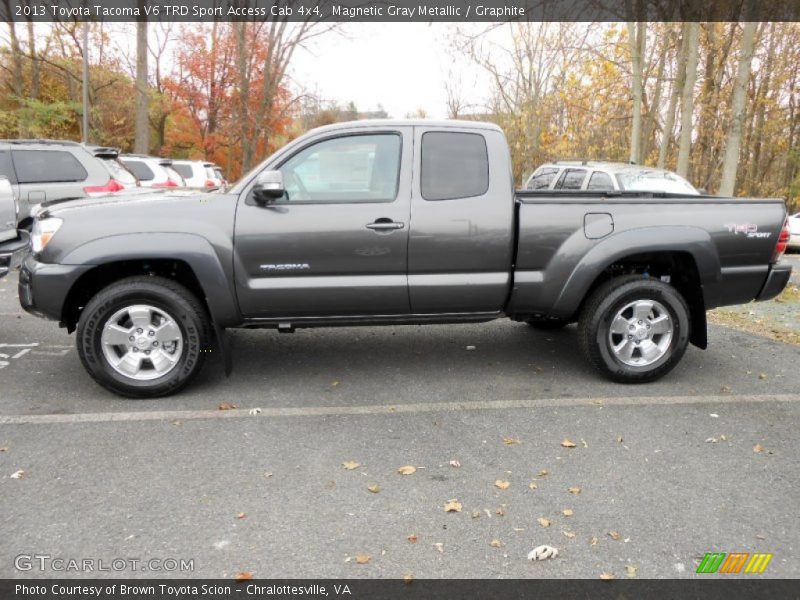 Magnetic Gray Metallic / Graphite 2013 Toyota Tacoma V6 TRD Sport Access Cab 4x4
