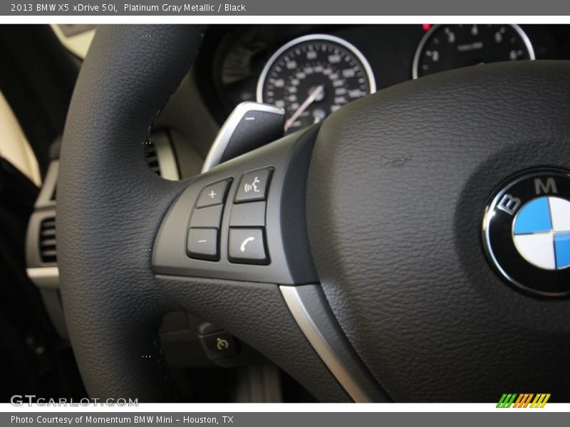 Platinum Gray Metallic / Black 2013 BMW X5 xDrive 50i
