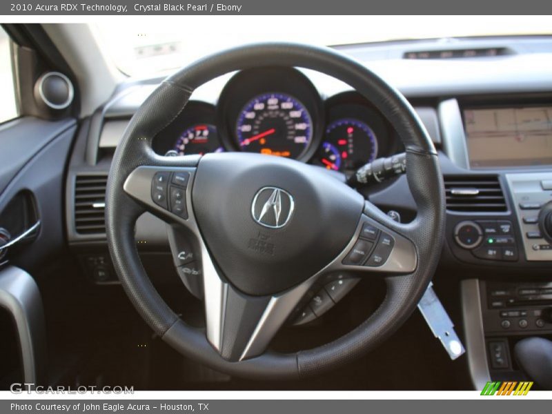 Crystal Black Pearl / Ebony 2010 Acura RDX Technology