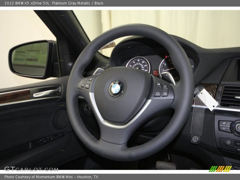 Platinum Gray Metallic / Black 2013 BMW X5 xDrive 50i