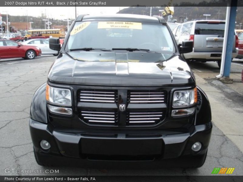Black / Dark Slate Gray/Red 2007 Dodge Nitro R/T 4x4