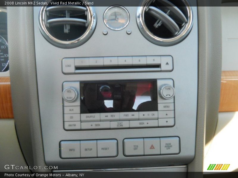 Vivid Red Metallic / Sand 2008 Lincoln MKZ Sedan