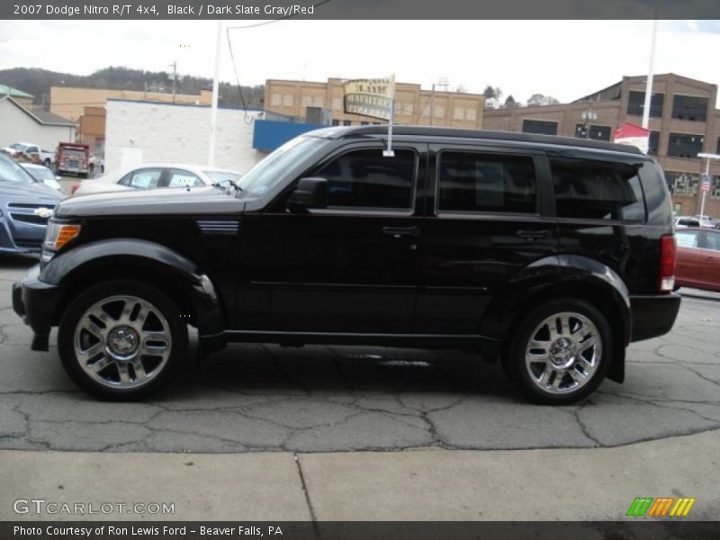 Black / Dark Slate Gray/Red 2007 Dodge Nitro R/T 4x4
