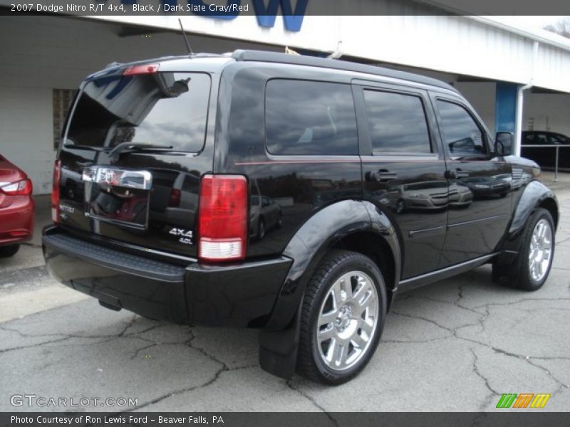 Black / Dark Slate Gray/Red 2007 Dodge Nitro R/T 4x4