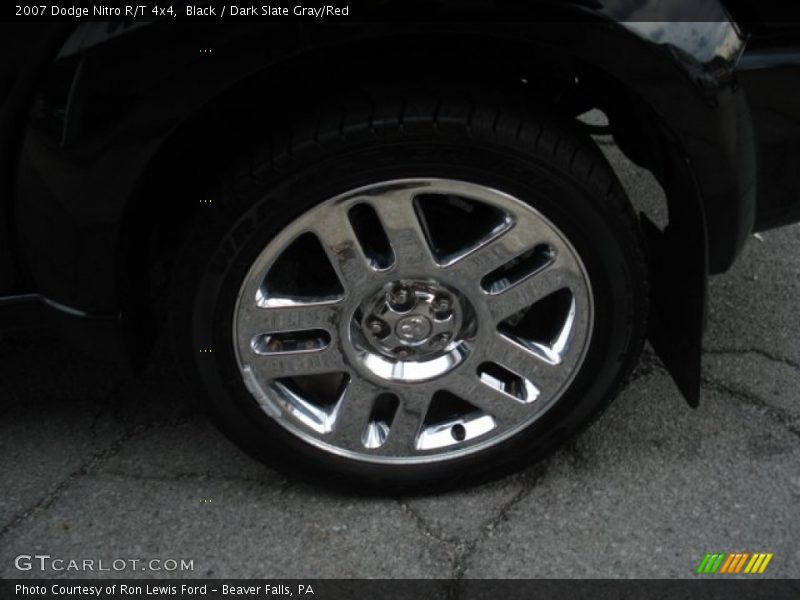 Black / Dark Slate Gray/Red 2007 Dodge Nitro R/T 4x4