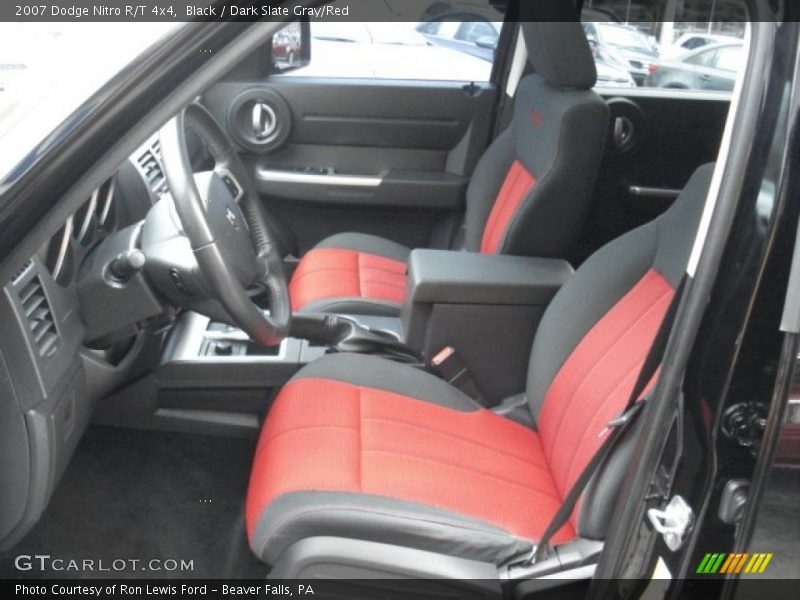 Black / Dark Slate Gray/Red 2007 Dodge Nitro R/T 4x4