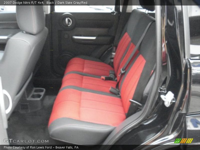 Black / Dark Slate Gray/Red 2007 Dodge Nitro R/T 4x4