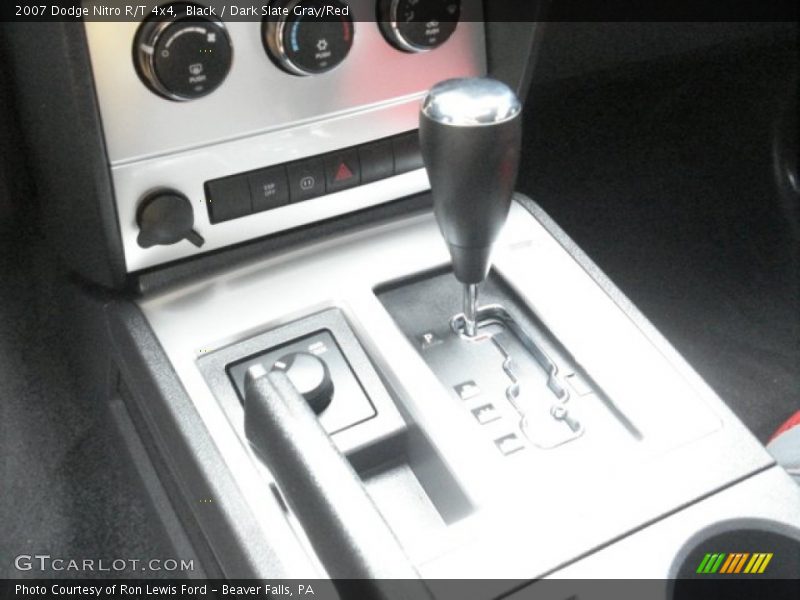 Black / Dark Slate Gray/Red 2007 Dodge Nitro R/T 4x4