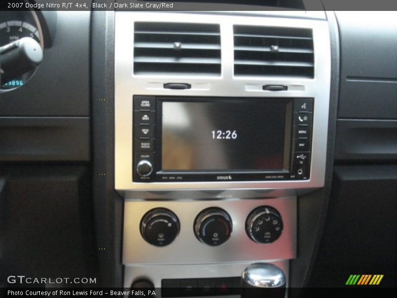 Black / Dark Slate Gray/Red 2007 Dodge Nitro R/T 4x4