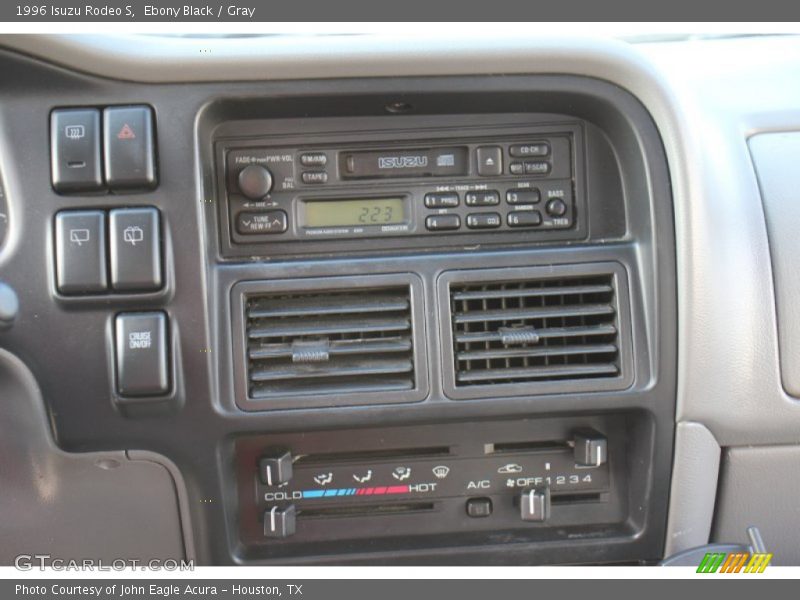 Ebony Black / Gray 1996 Isuzu Rodeo S