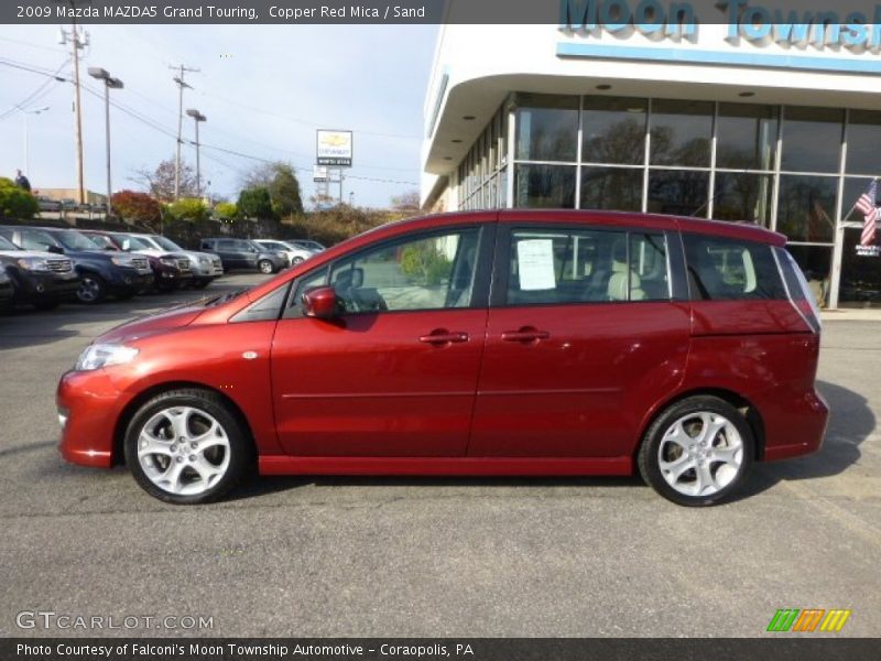 Copper Red Mica / Sand 2009 Mazda MAZDA5 Grand Touring