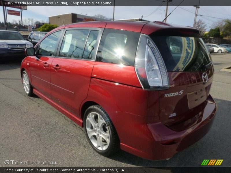 Copper Red Mica / Sand 2009 Mazda MAZDA5 Grand Touring