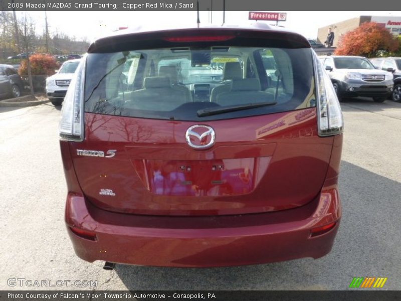 Copper Red Mica / Sand 2009 Mazda MAZDA5 Grand Touring