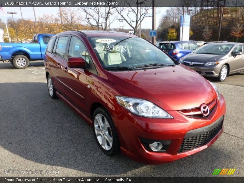 Copper Red Mica / Sand 2009 Mazda MAZDA5 Grand Touring