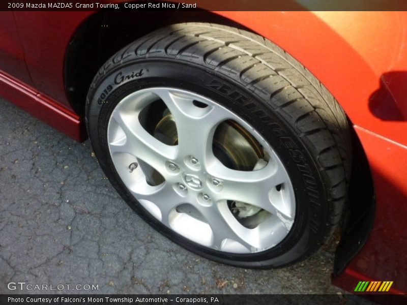 Copper Red Mica / Sand 2009 Mazda MAZDA5 Grand Touring