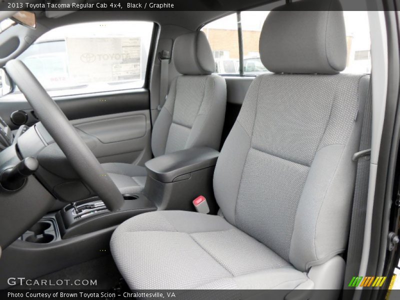  2013 Tacoma Regular Cab 4x4 Graphite Interior