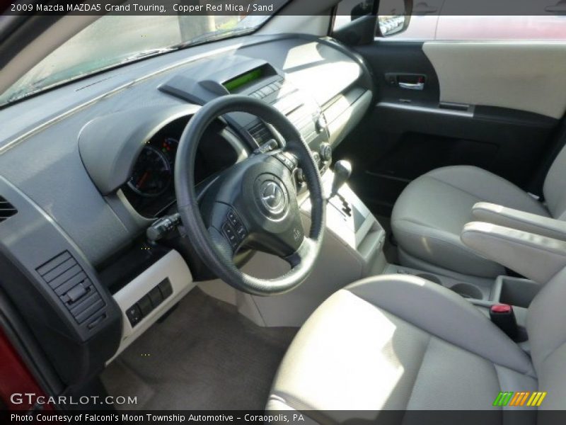 Copper Red Mica / Sand 2009 Mazda MAZDA5 Grand Touring