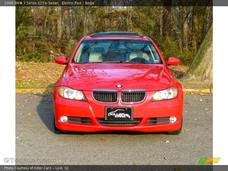 Electric Red / Beige 2006 BMW 3 Series 325xi Sedan