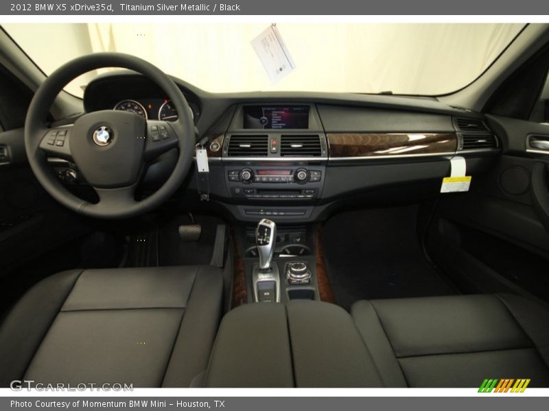 Titanium Silver Metallic / Black 2012 BMW X5 xDrive35d