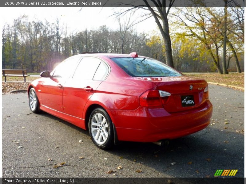 Electric Red / Beige 2006 BMW 3 Series 325xi Sedan