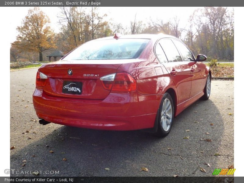 Electric Red / Beige 2006 BMW 3 Series 325xi Sedan
