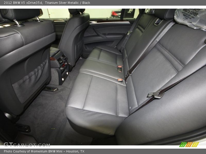 Titanium Silver Metallic / Black 2012 BMW X5 xDrive35d