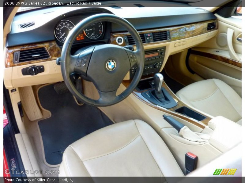Beige Interior - 2006 3 Series 325xi Sedan 