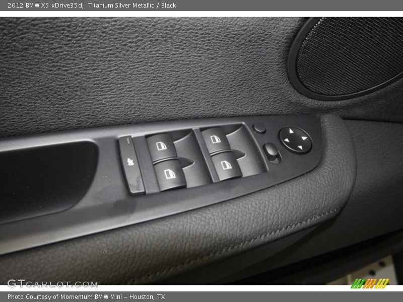 Titanium Silver Metallic / Black 2012 BMW X5 xDrive35d