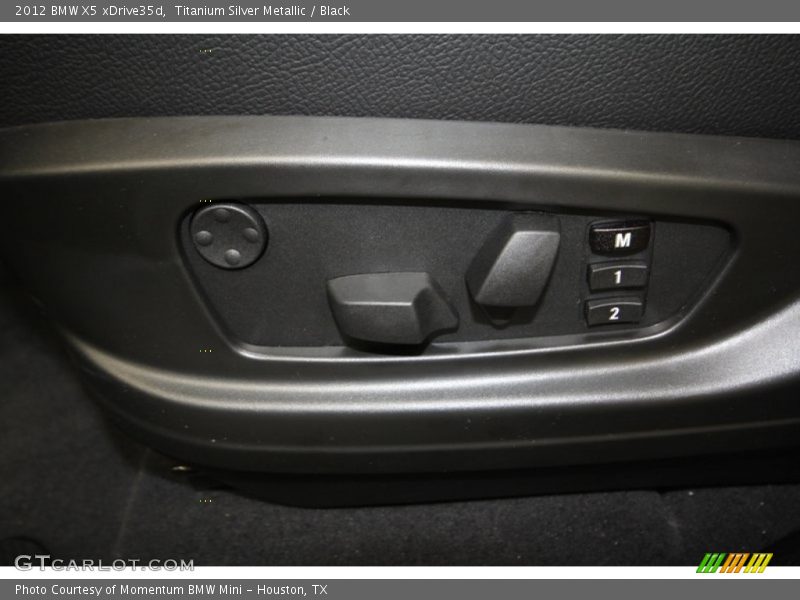 Titanium Silver Metallic / Black 2012 BMW X5 xDrive35d
