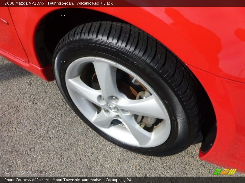 Volcanic Red / Black 2008 Mazda MAZDA6 i Touring Sedan