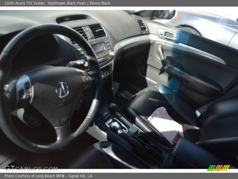 Nighthawk Black Pearl / Ebony Black 2006 Acura TSX Sedan