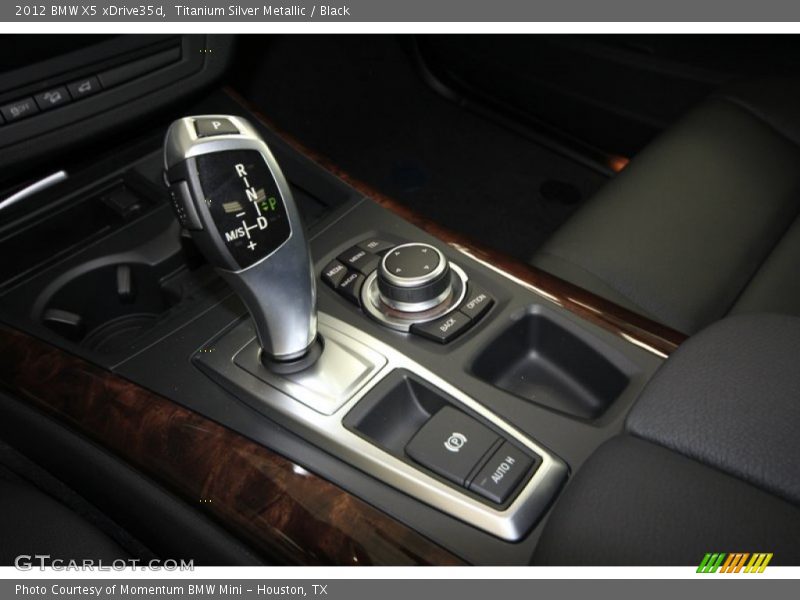 Titanium Silver Metallic / Black 2012 BMW X5 xDrive35d
