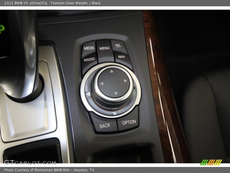 Titanium Silver Metallic / Black 2012 BMW X5 xDrive35d