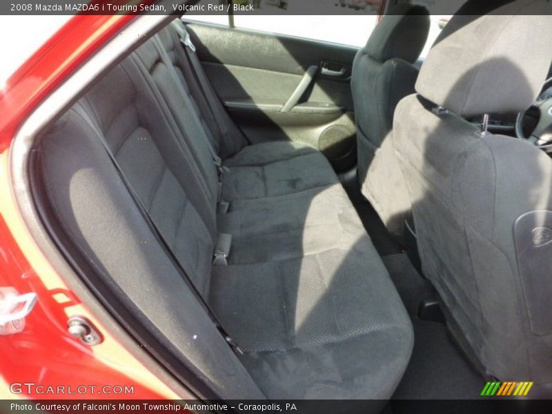 Volcanic Red / Black 2008 Mazda MAZDA6 i Touring Sedan