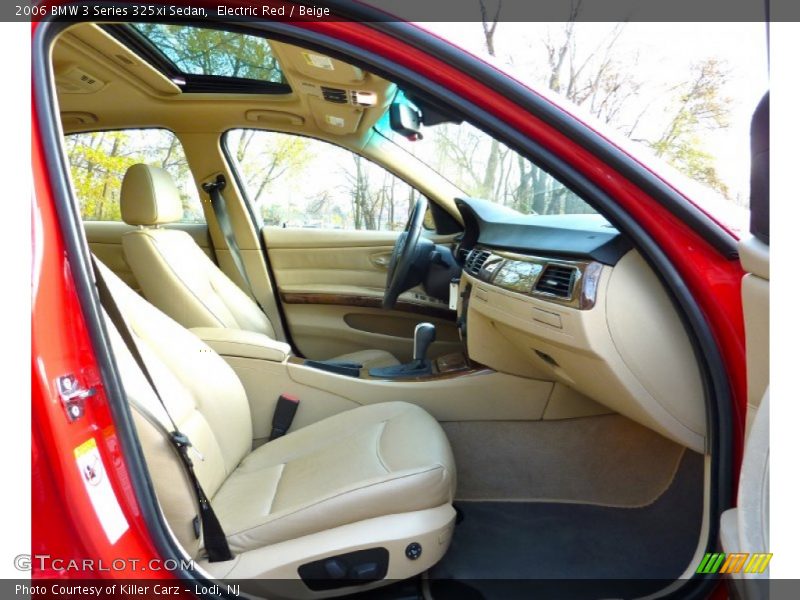 Electric Red / Beige 2006 BMW 3 Series 325xi Sedan