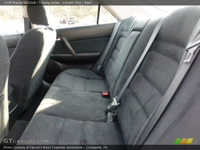 Volcanic Red / Black 2008 Mazda MAZDA6 i Touring Sedan