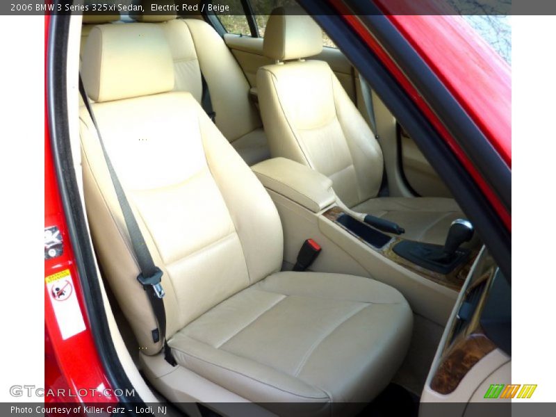 Electric Red / Beige 2006 BMW 3 Series 325xi Sedan