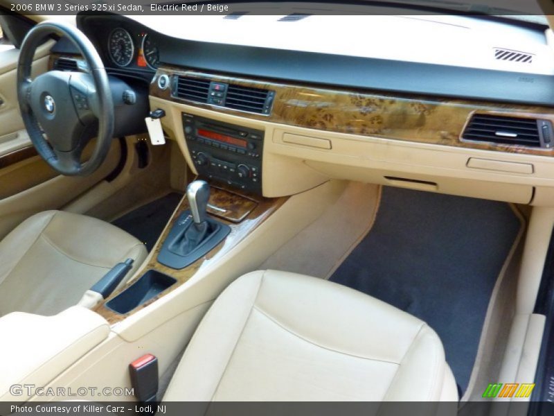 Electric Red / Beige 2006 BMW 3 Series 325xi Sedan