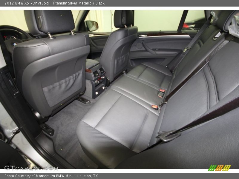 Titanium Silver Metallic / Black 2012 BMW X5 xDrive35d