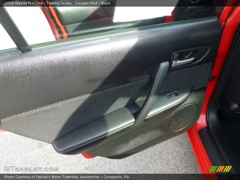 Volcanic Red / Black 2008 Mazda MAZDA6 i Touring Sedan