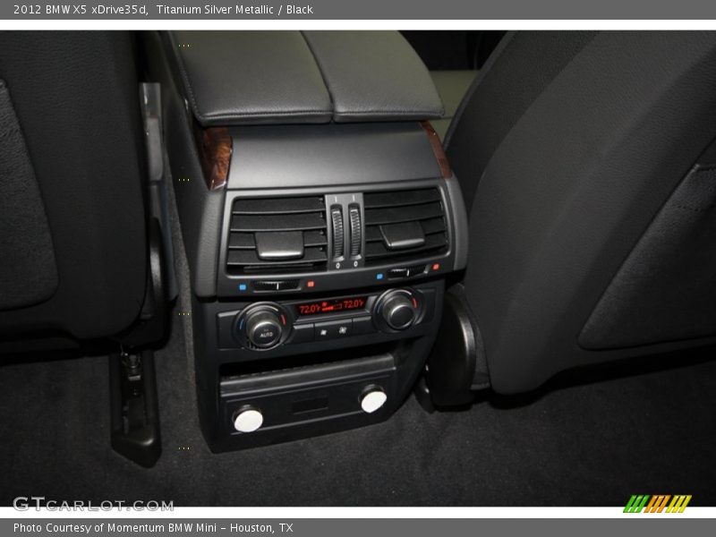 Titanium Silver Metallic / Black 2012 BMW X5 xDrive35d